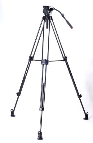 KINGJOY VT-3500 + VT-3530 Алуминиев фотоапарат с трипозиционен панел с 360-градусова панорамна течност