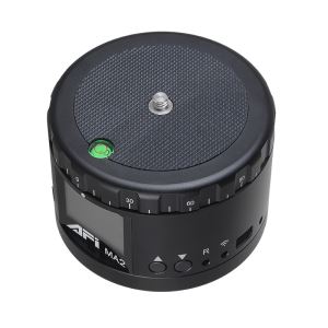 2018 Най - добър фотоапарат Mount AFI MA2 360 степен въртящ се панорамна глава Bluetooth главата за Dslr камера и мобилен телефон