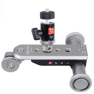Kingjoy Моторизирана видеокамера Електронен Плъзгащ Mini Slider Dolly PPL-06S